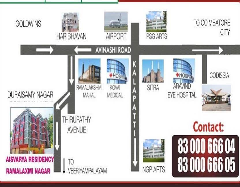 Aishvarya Residency Coimbatore Eksteriør bilde